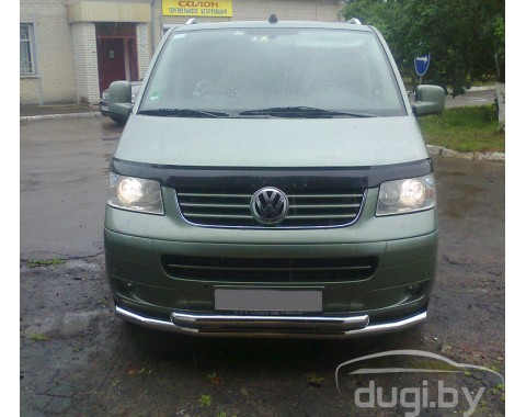 Передняя защита (труба двойная) для Caravelle T5 (2003-2009)